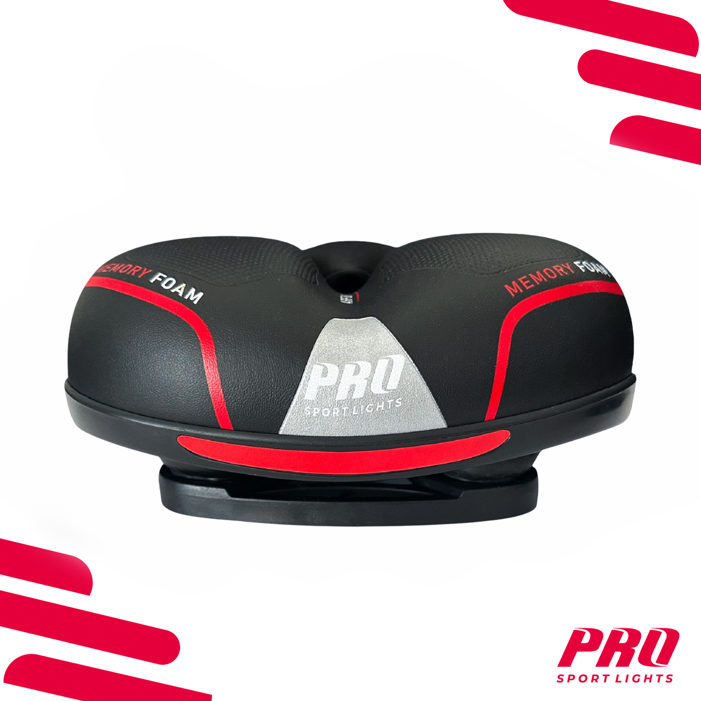 Fietszadel Unisex Selle Fiets Memory Foam Comfort Royal Zadel Dames Heren - Zwart Kopen Online