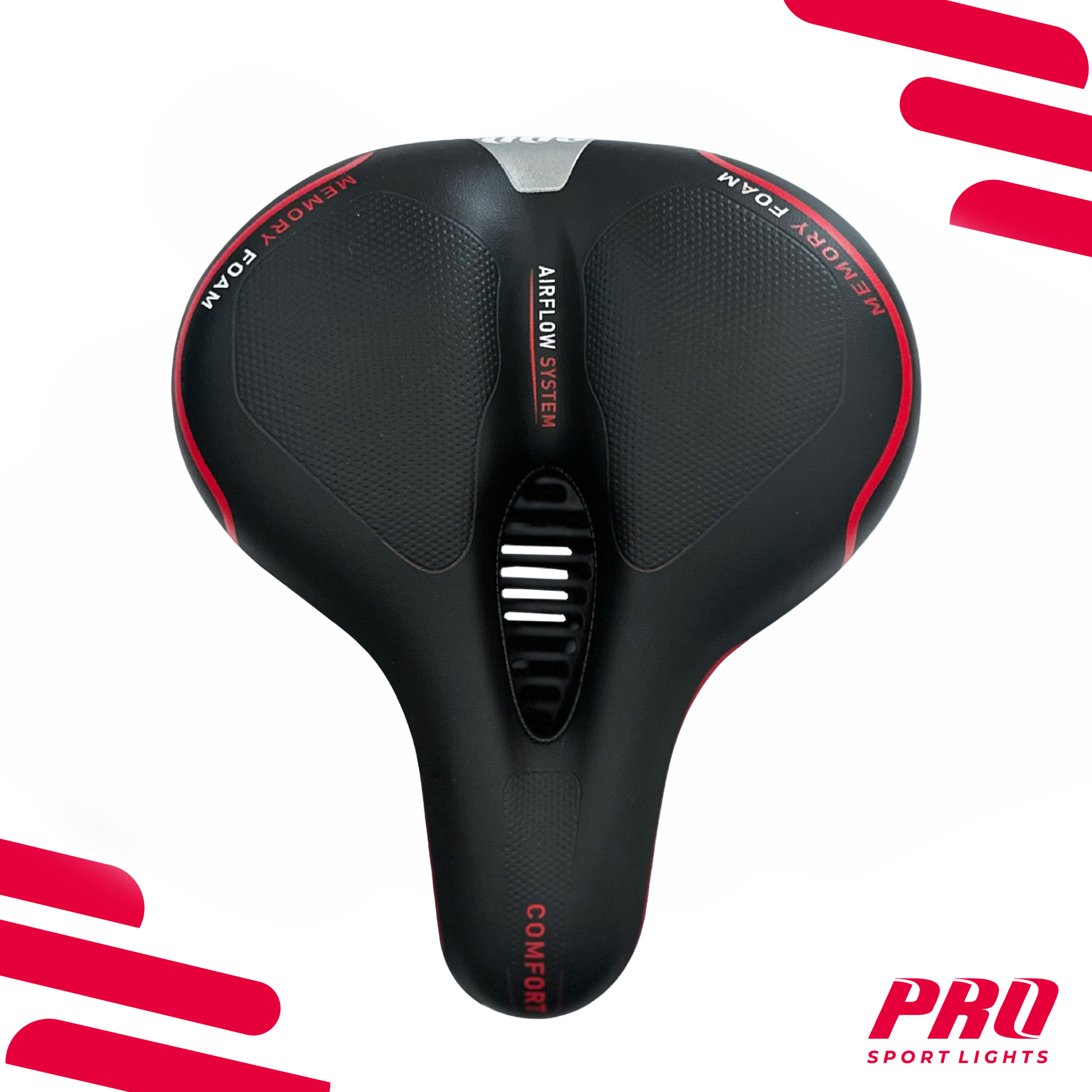 Fietszadel Unisex Selle Fiets Memory Foam Comfort Royal Zadel Dames Heren - Zwart Kopen Online