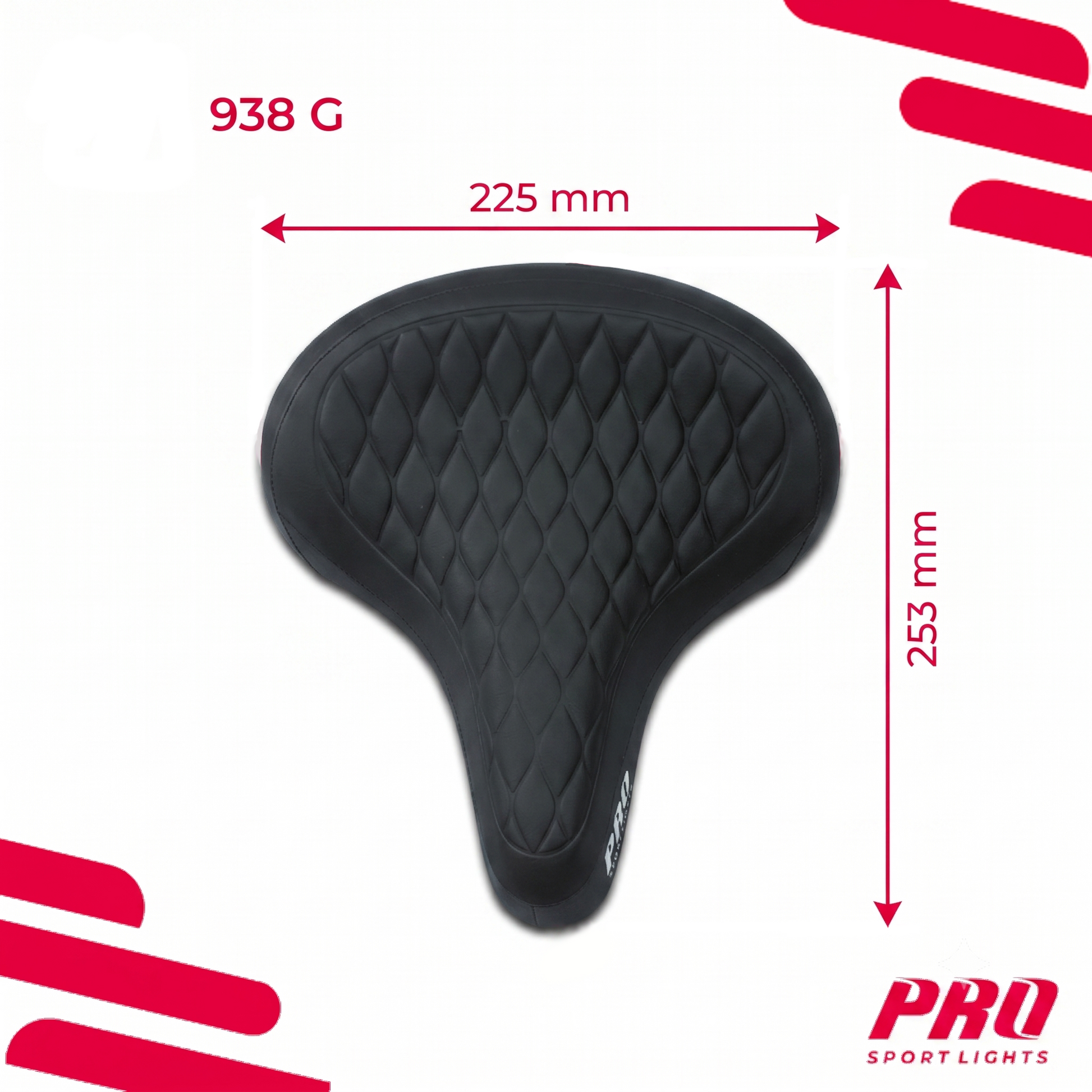 Fietszadel Unisex Selle Foamvulling Zadel Fiets Dames Heren Cruiser Royal- Zwart Kopen Online
