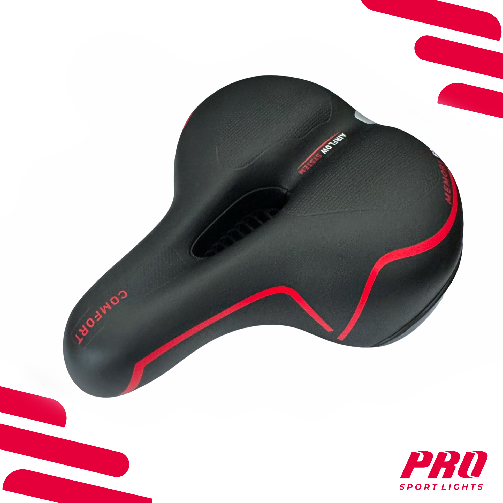 Fietszadel Unisex Selle Fiets Memory Foam Comfort Royal Zadel Dames Heren - Zwart Kopen Online