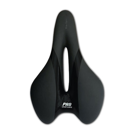 Fietszadel Pro Sport Lights Gel Comfort Dames/Heren - Zwart - Premium Gel kopen