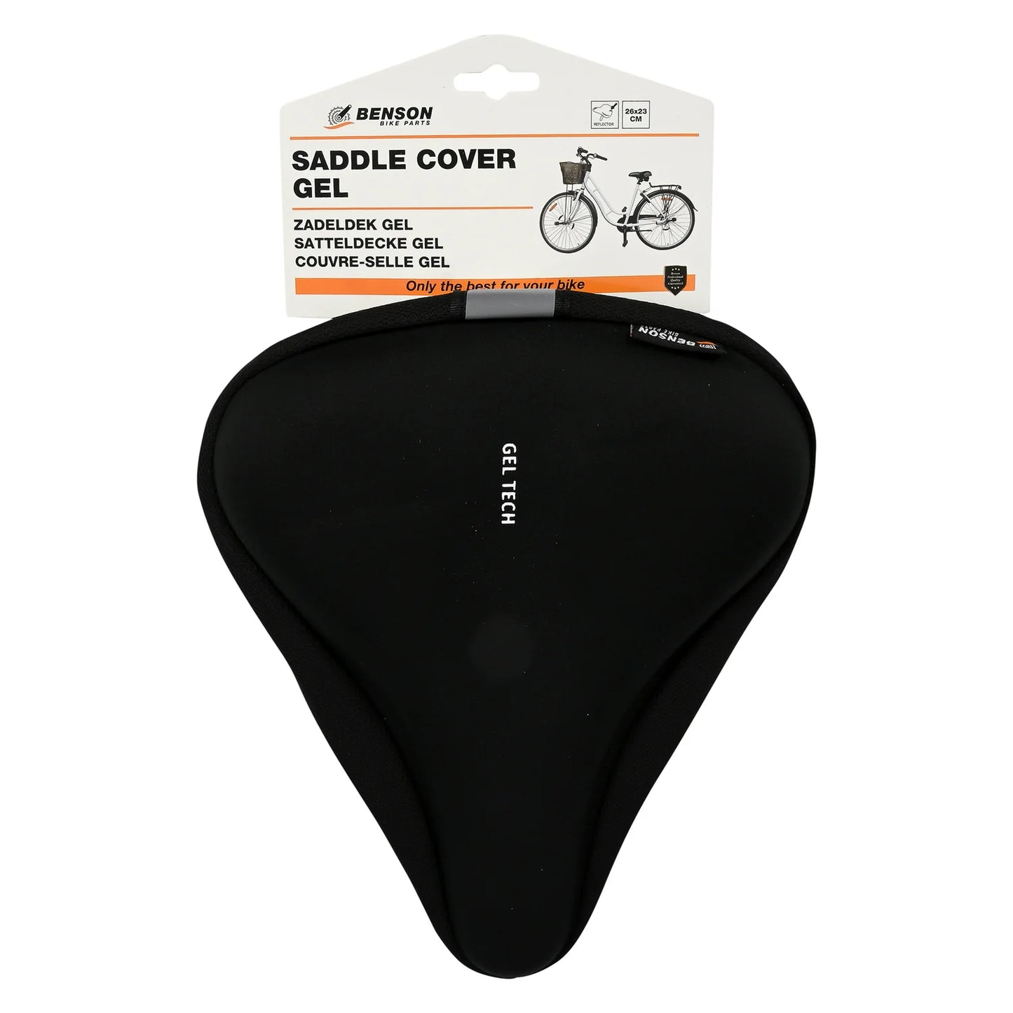 Fietszadelhoes Zwart Zadelhoes Gel 260x230mm Zadel Hoes voor Fiets Kopen Online