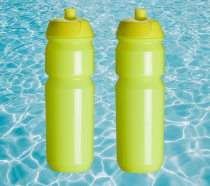 2 Pro Sport Lights -juomapulloa 750 ml – neonkeltainen