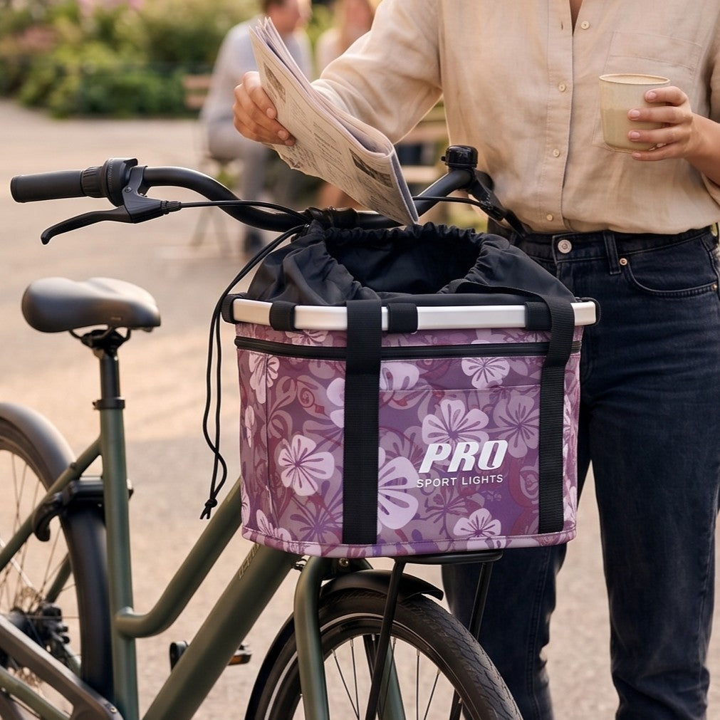Fietsmand Vooraan 16 Liter Dames Meisjes Bloemen Fiets Mandje Stadsfiets Afneembaar Kopen Online