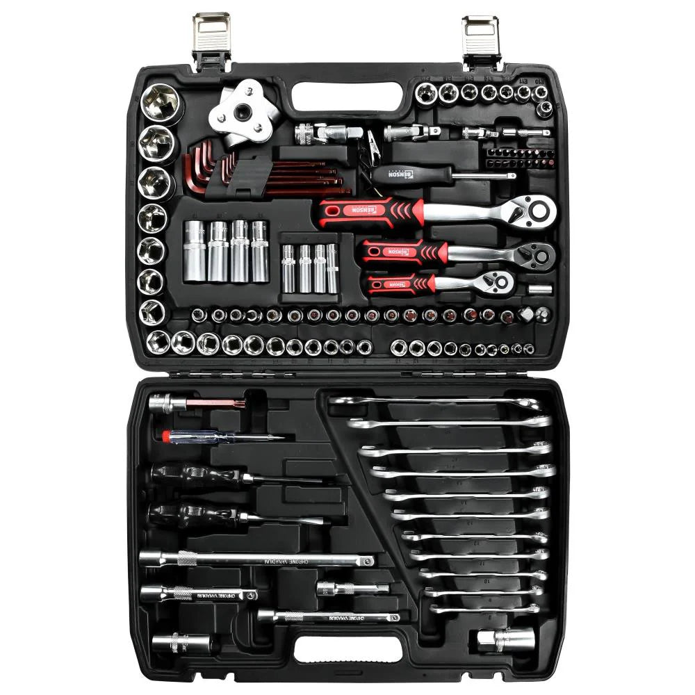 Gereedschapset 121-delig doppenset fietsgereedschap Momentsleutelset Kopen Online