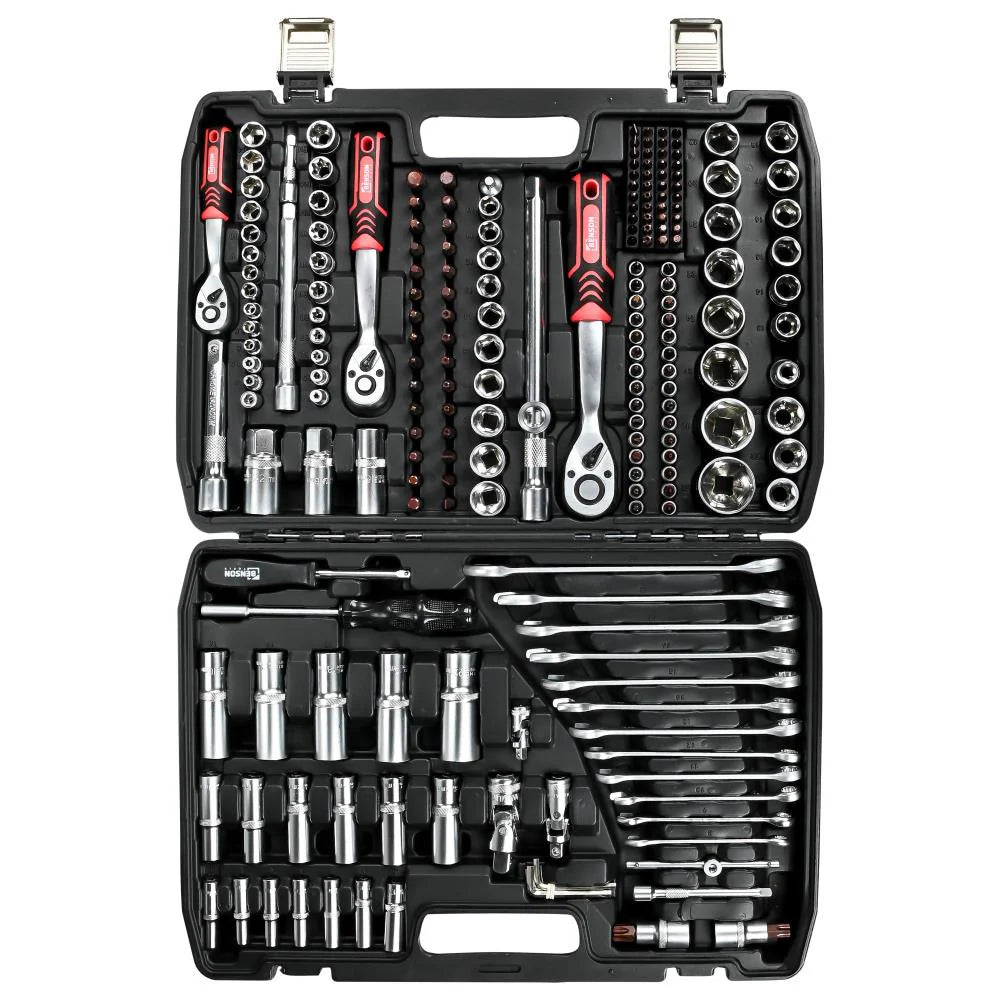 Gereedschapskoffer Doppenset 216-delig Gereedschapset Momentsleutelset Kopen Online