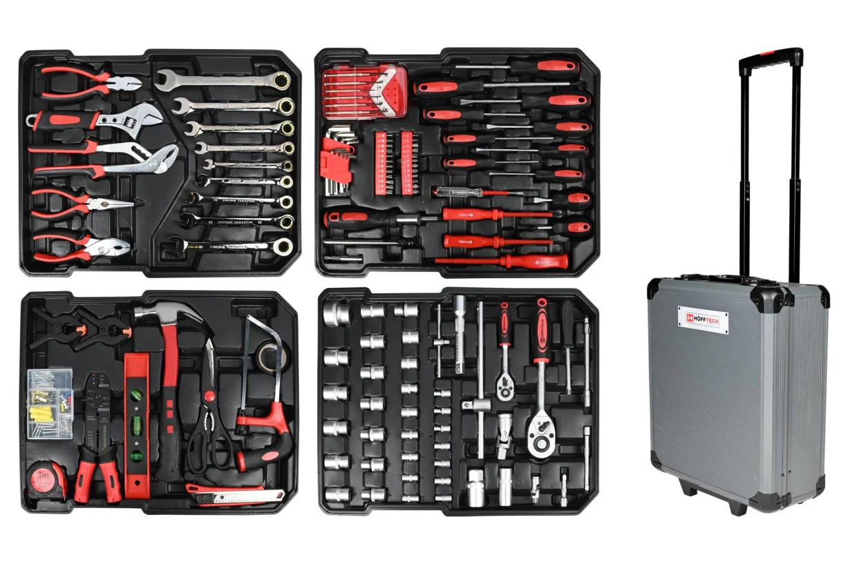 Gereedschapskoffer Trolley 186-Delig Complete Mobiele Gereedschapsset Kopen Online