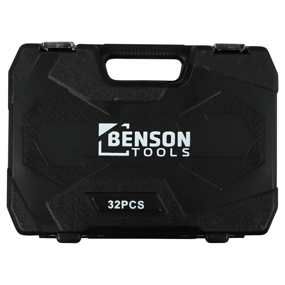 Gereedschapsset Doppenset 32-Delig Complete Gereedschapskoffer