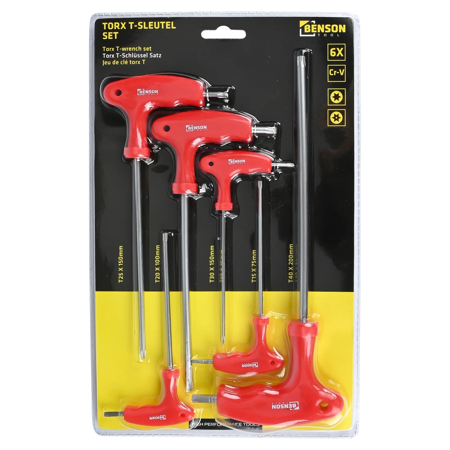 Gereedschapsset T-Sleutelset Torx 6-Delig Fietsgereedschap Kopen Online