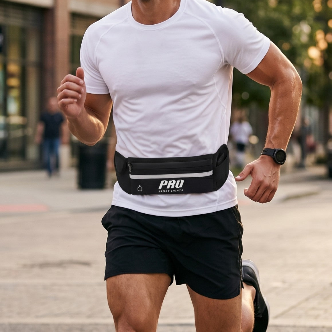 Hardloopriem Telefoon Running Belt - Heuptas Hardlopen Verstelbaar & Reflecterend - Telefoonhouder Waterdicht