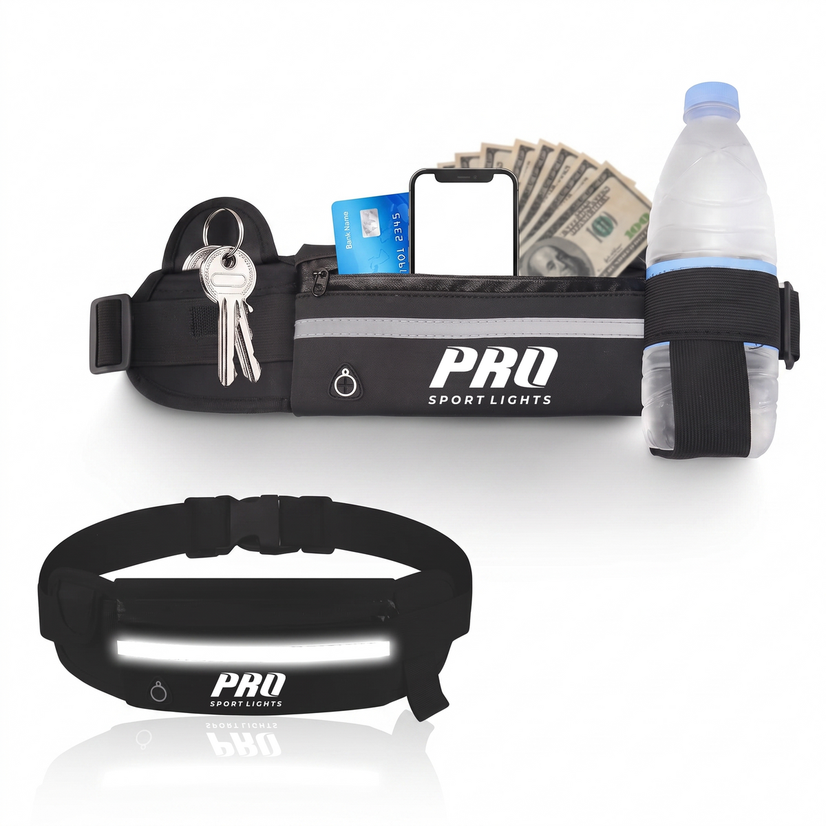 Heuptas Hardlopen Running Belt Met Reflectoren Telefoonhouder Hardlooptasje Waterdicht Kopen Online