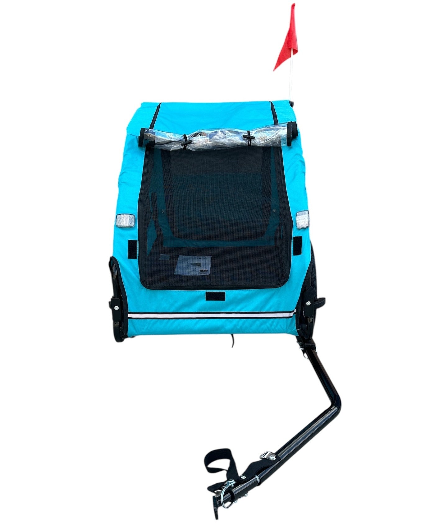 Hondenfietskar Blauw – Stevige Fietskar voor Honden met Reflectoren – Hondenkar tot 30 kg kopen online