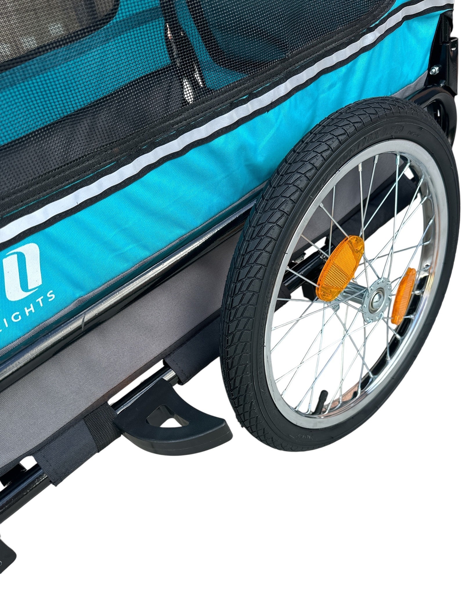 Hondenfietskar Blauw – Stevige Fietskar voor Honden met Reflectoren – Hondenkar tot 30 kg kopen online