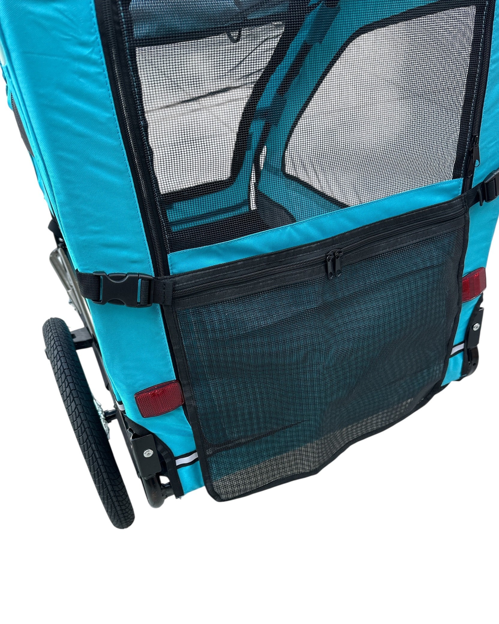Hondenfietskar Blauw – Stevige Fietskar voor Honden met Reflectoren – Hondenkar tot 30 kg kopen online
