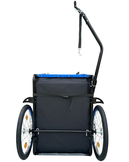 Pro Sport Lights Deluxe -koiran pyöräkärry – harmaa, enintään 30 kg