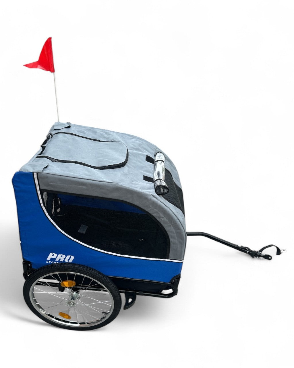 Hondenfietskar Fietskar hond - opvouwbaar - Hondenkar Deluxe Grijs - Max 30kg Kopen Online