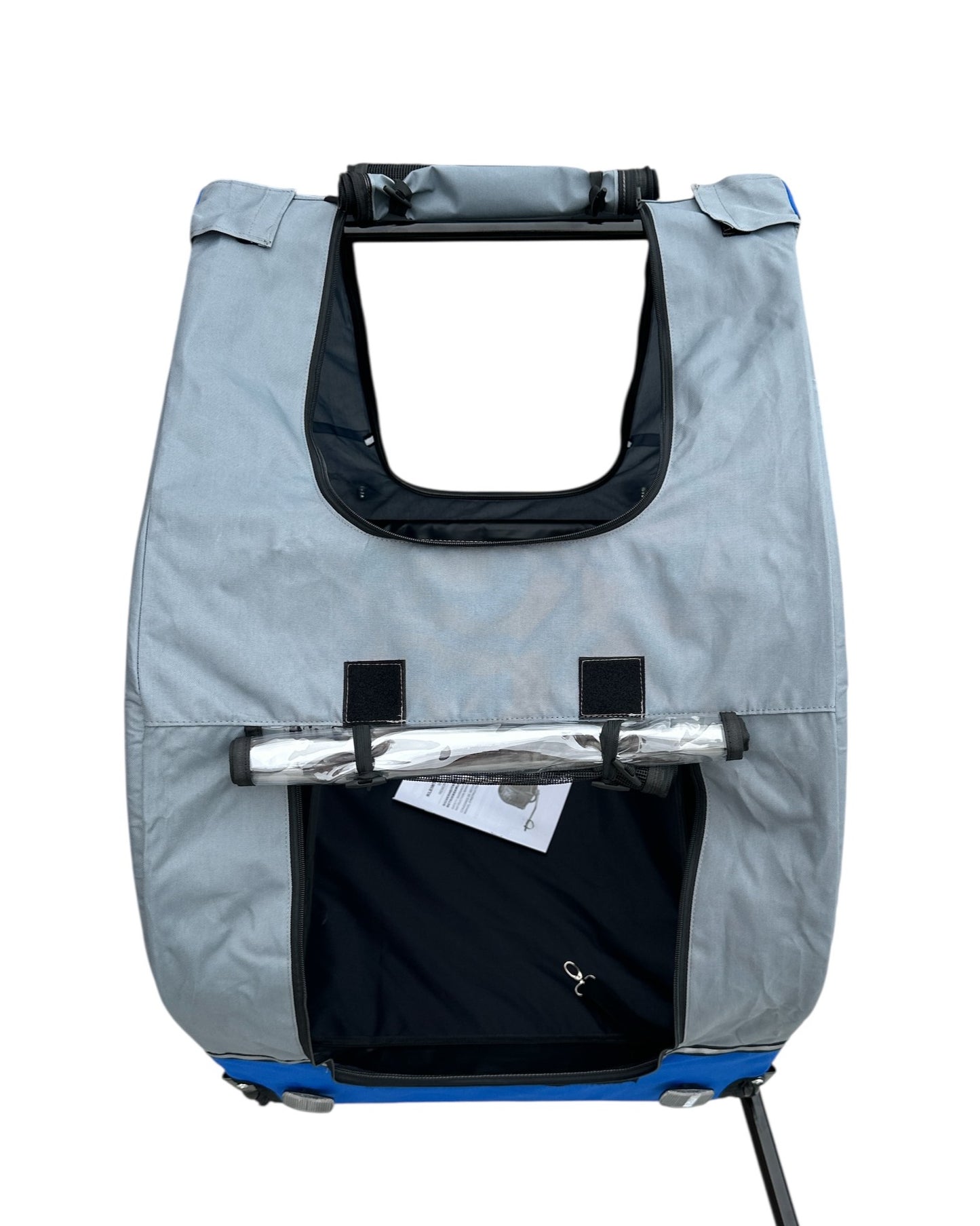 Hondenfietskar Fietskar hond - opvouwbaar - Hondenkar Deluxe Grijs - Max 30kg Kopen Online