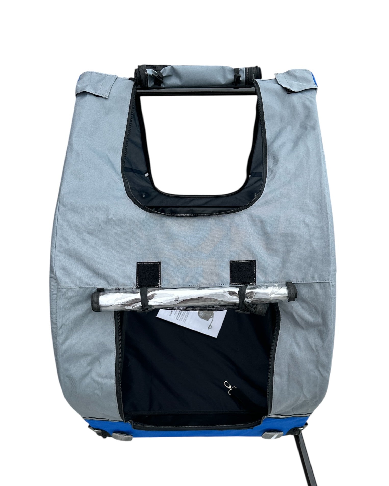 Hondenfietskar Fietskar hond - opvouwbaar - Hondenkar Deluxe Grijs - Max 30kg Kopen Online