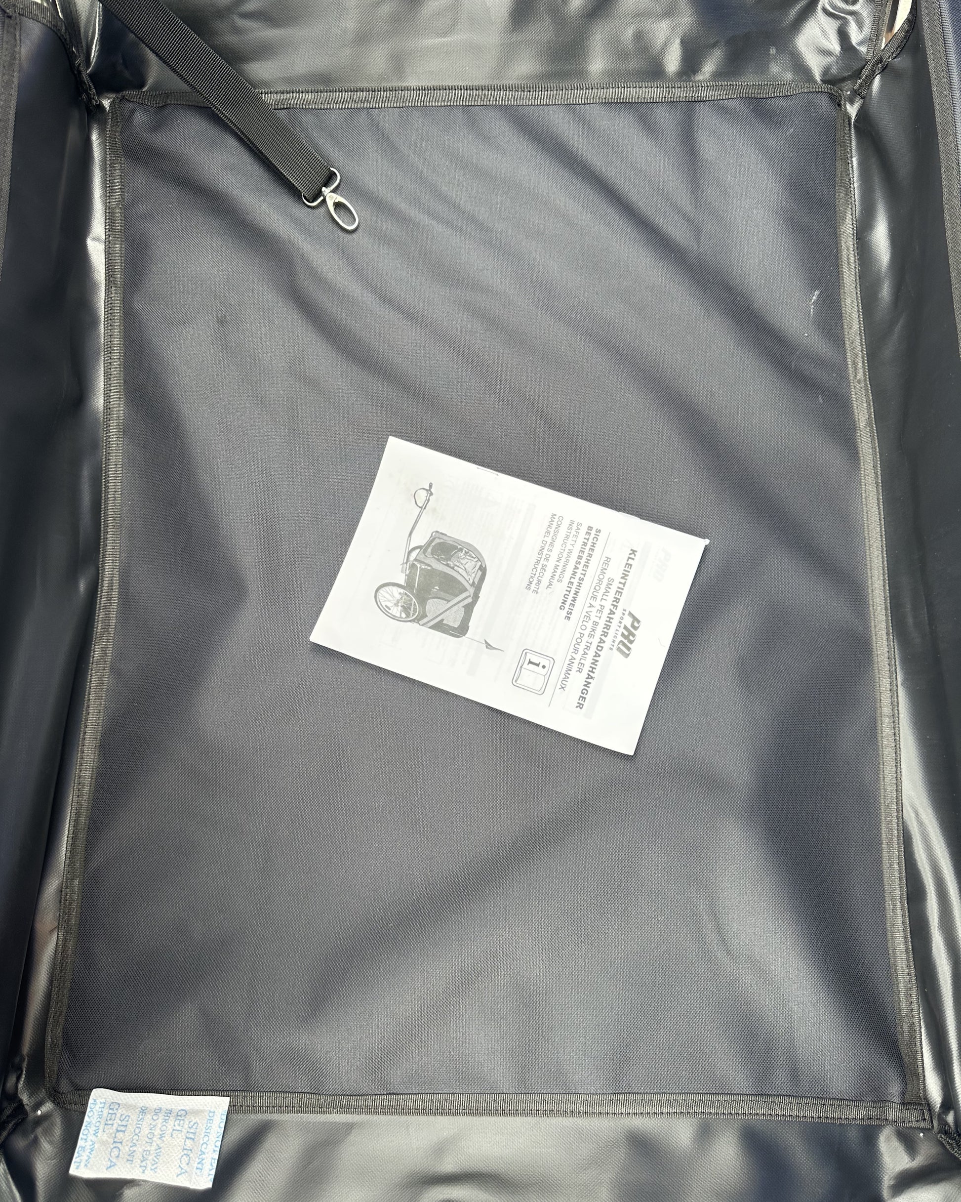 Hondenfietskar Fietskar hond - opvouwbaar - Hondenkar Deluxe Grijs - Max 30kg Kopen Online
