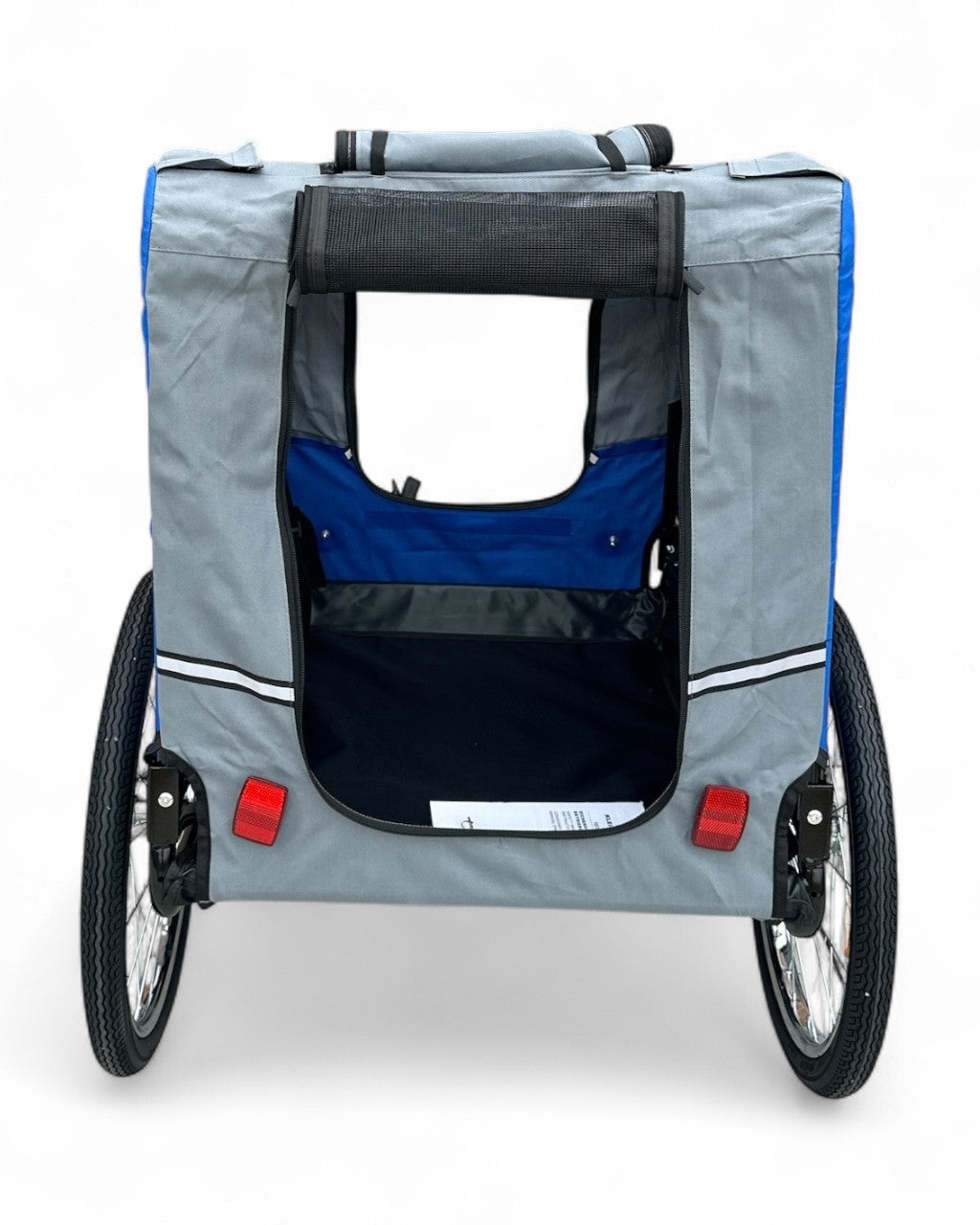 Hondenfietskar Fietskar hond - opvouwbaar - Hondenkar Deluxe Grijs - Max 30kg Kopen Online