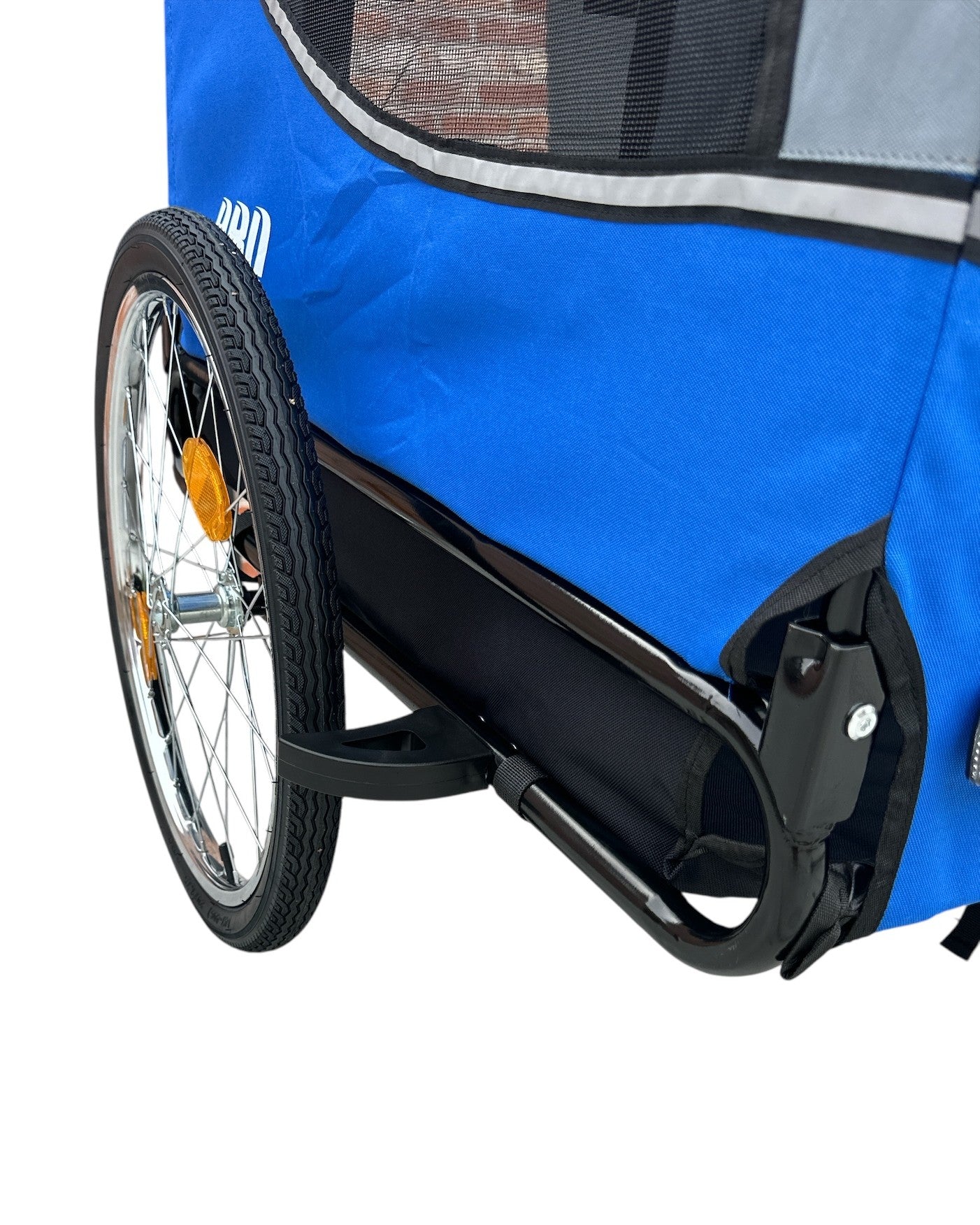 Hondenfietskar Fietskar hond - opvouwbaar - Hondenkar Deluxe Grijs - Max 30kg Kopen Online