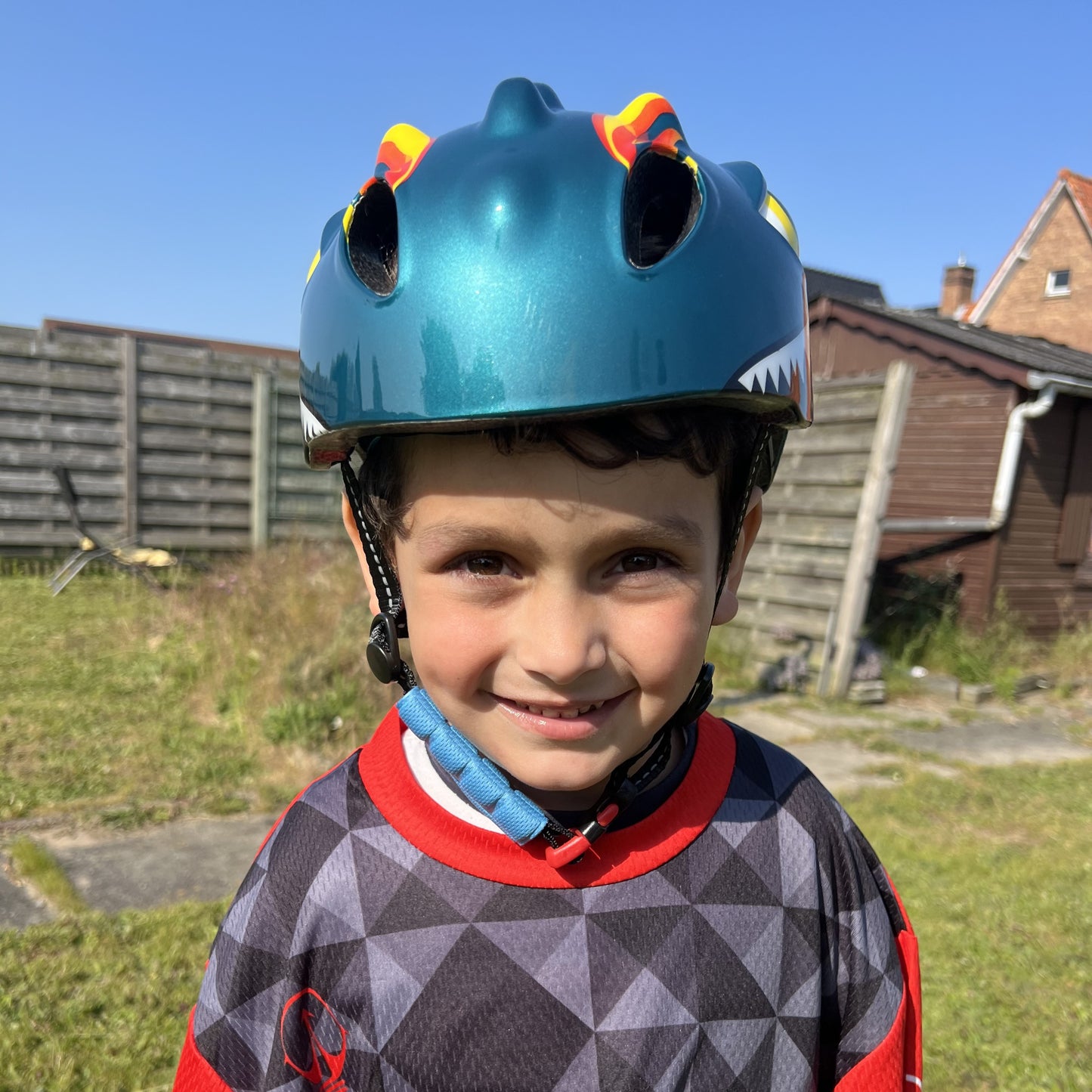Bicycle Helmet Children Boys Green - Children's Helmet Dino XS 46/51cm