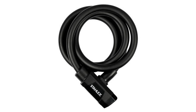 Kabelslot Fietsslot 12 x 1200 mm Zwart Elektrische Fiets Online Kopen