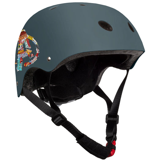 Kinderhelm Fiets Marvel Avengers Fietshelm Jongens Grijs 52-56 cm kopen online