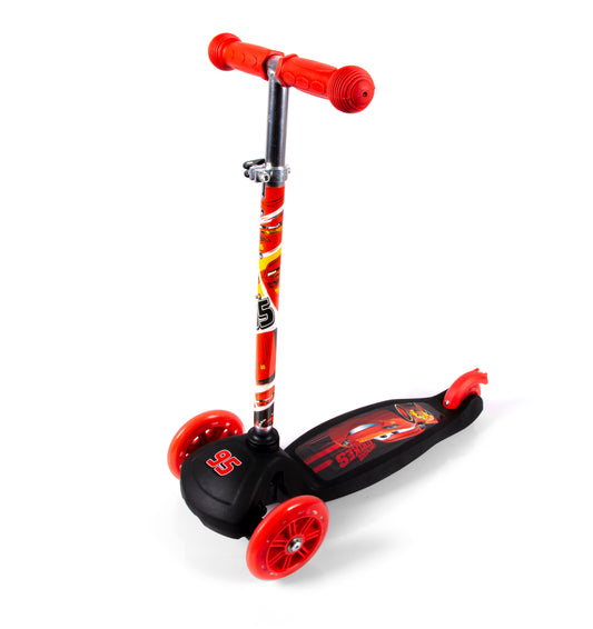 Kinderstep 3 Wielen Jongens Disney Cars Kinder Step Rood - 2-6 jaar - Inklapbaar kopen online