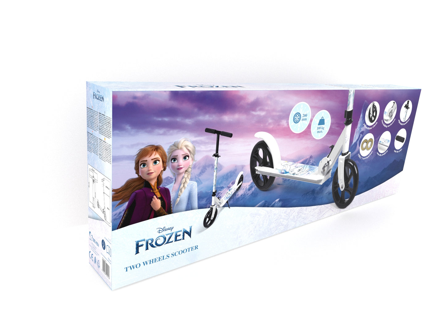 Kinderstep Meisje Disney's Elsa Frozen Stunt Step Kind Wit Inklapbaar Verstelbaar kopen online