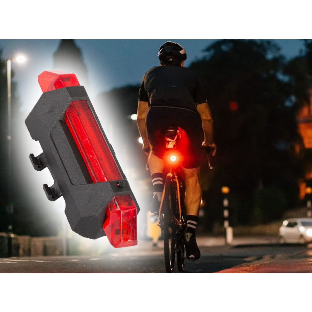 LED Fietsverlichtingsset - Voorlicht en Achterlicht - USB Oplaadbaar online kopen