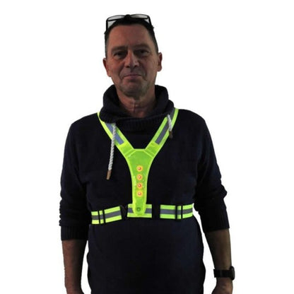 Benson X LED -heijastinliivi – keltainen