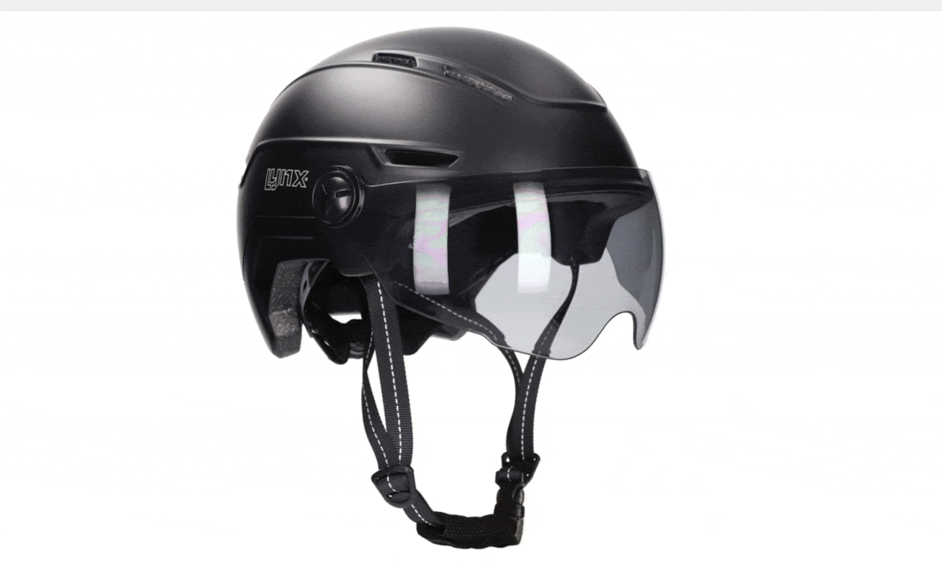 Lynx Speed Pedelec Helm met Visier - Zwart