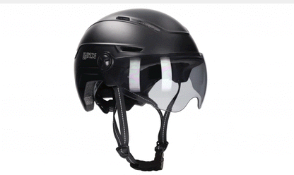Lynx Visor Pro NTA 8776 -kypärä kahdella visiirillä – musta