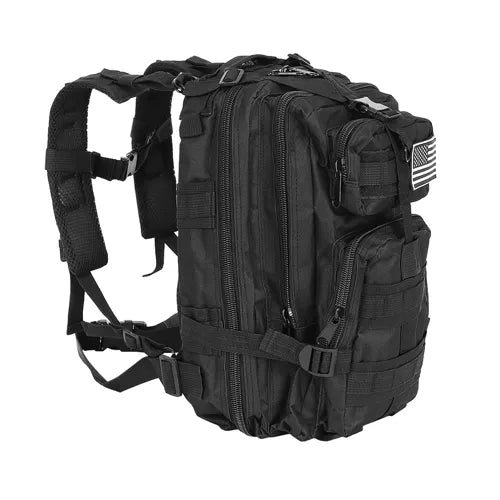 Militaire Rugzak Dames Heren 26 Liter Survival Tactical Rugtas Kinderen - Zwart kopen online