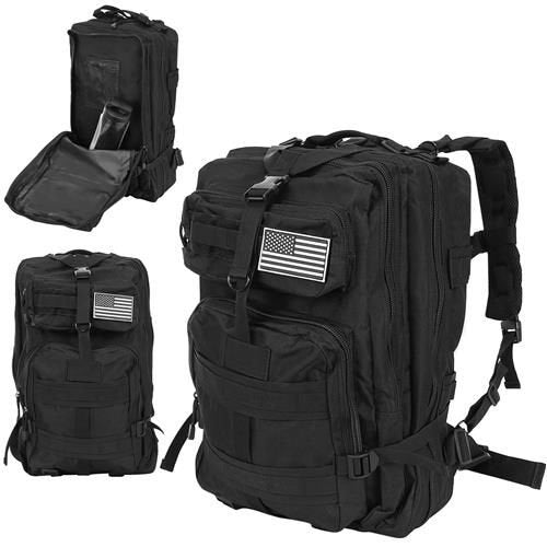 Militaire Rugzak Heren Dames 38 Liter Survival Tactische Rugtas - Zwart - Waterdicht Kopen Online