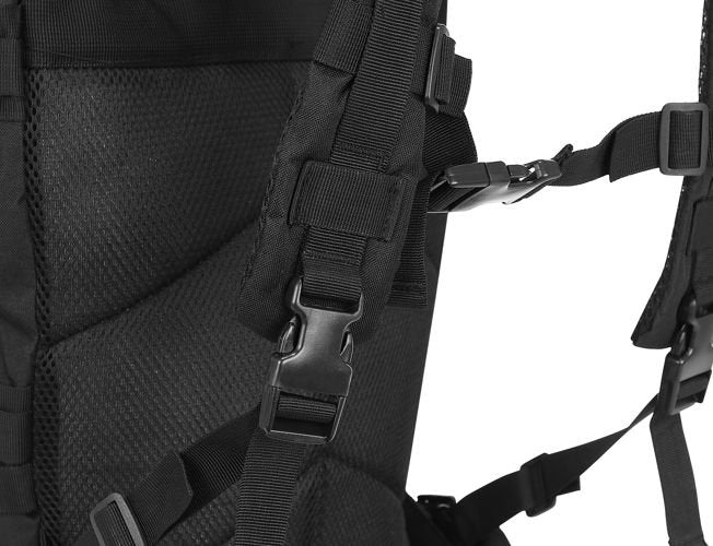 Militaire Rugzak Heren Dames 38 Liter Survival Tactische Rugtas - Zwart - Waterdicht Kopen Online