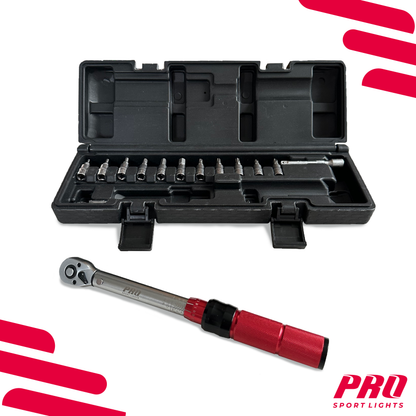 Pro Sport Lights Royal -momenttiavainsarja 2–24 Nm, 1/4″