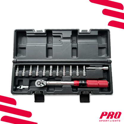 Pro Sport Lights Royal -momenttiavainsarja 2–24 Nm, 1/4″