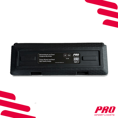 Pro Sport Lights Royal -momenttiavainsarja 2–24 Nm, 1/4″