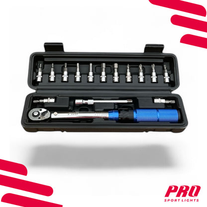 Momentsleutel Fietsgereedschap Pro Sport Lights 1/4 - Fiets 2/24Nm - Draaimomentsleutel Set kopen online