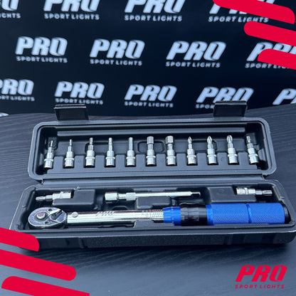 Momentsleutel Fietsgereedschap Pro Sport Lights 1/4 - Fiets 2/24Nm - Draaimomentsleutel Set kopen online