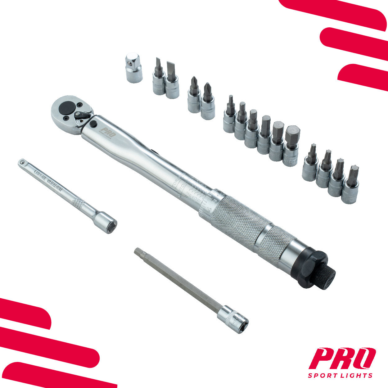 Momentsleutel Fiets 14 Fietsgereedschap Set 14 bits 2-24 Nm Kopen Online