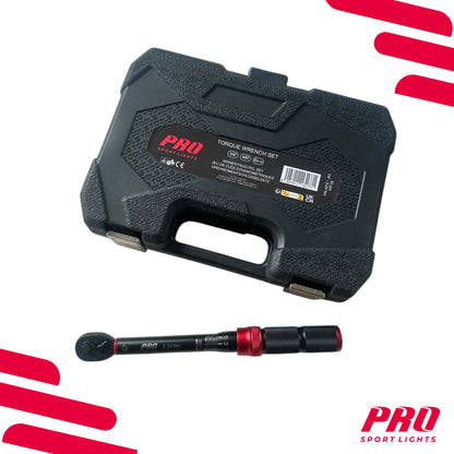 Pro Sport Lights momenttiavainsarja – 2–24 Nm, 32 osaa, 1/4″