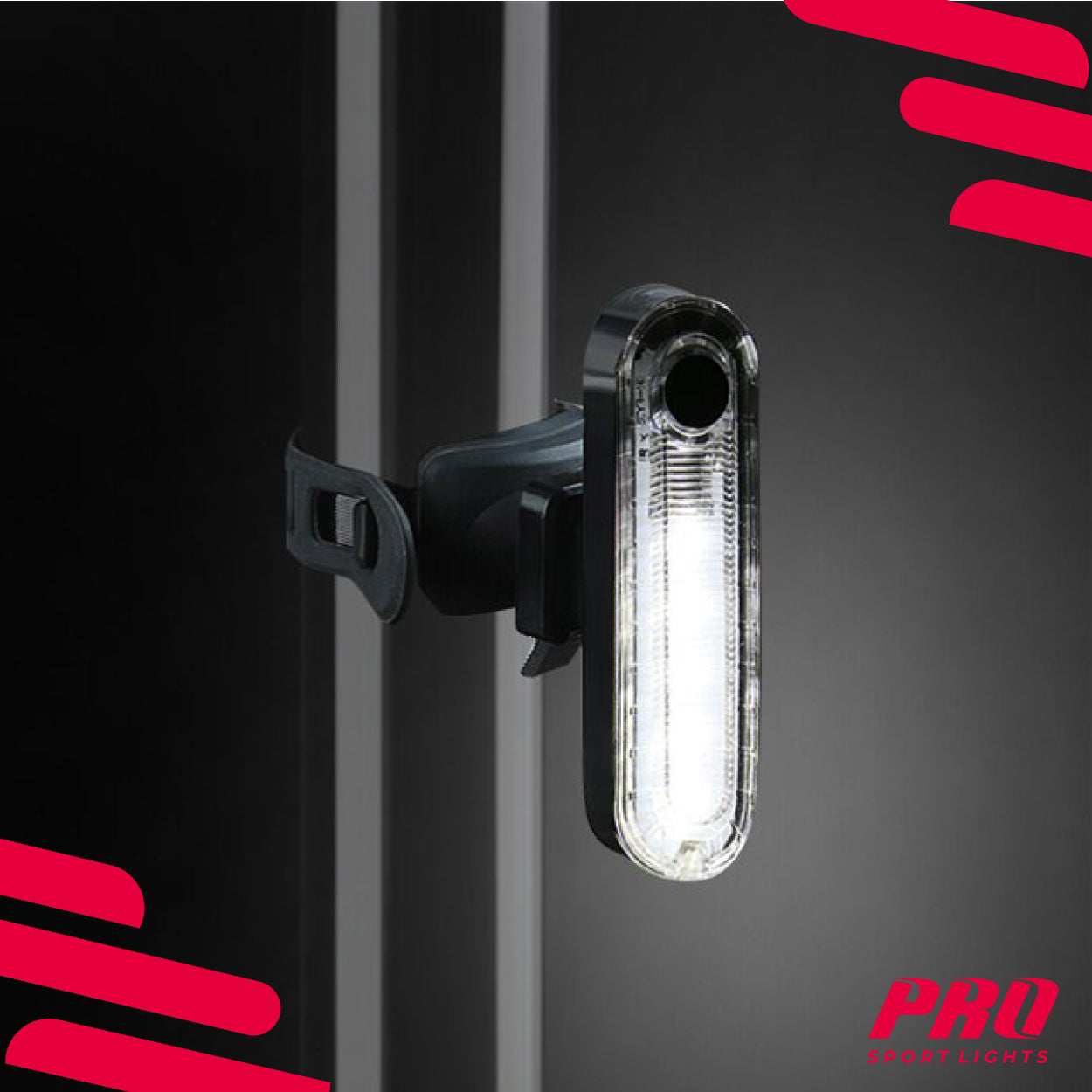 Pro Sport Lights Feu avant blanc 50 lumens Éclairage de vélo LED Éclairage de vélo