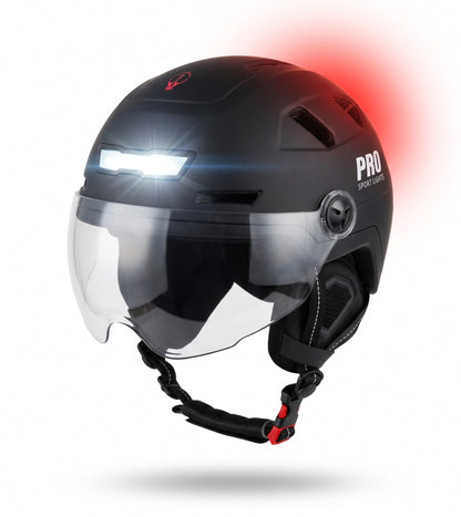 Fietshelm Speed Pedelec Volwassenen 2 Vizieren & LED-Verlichting - NTA 8776  - E-Bike & Elektrische Fiets kopen online