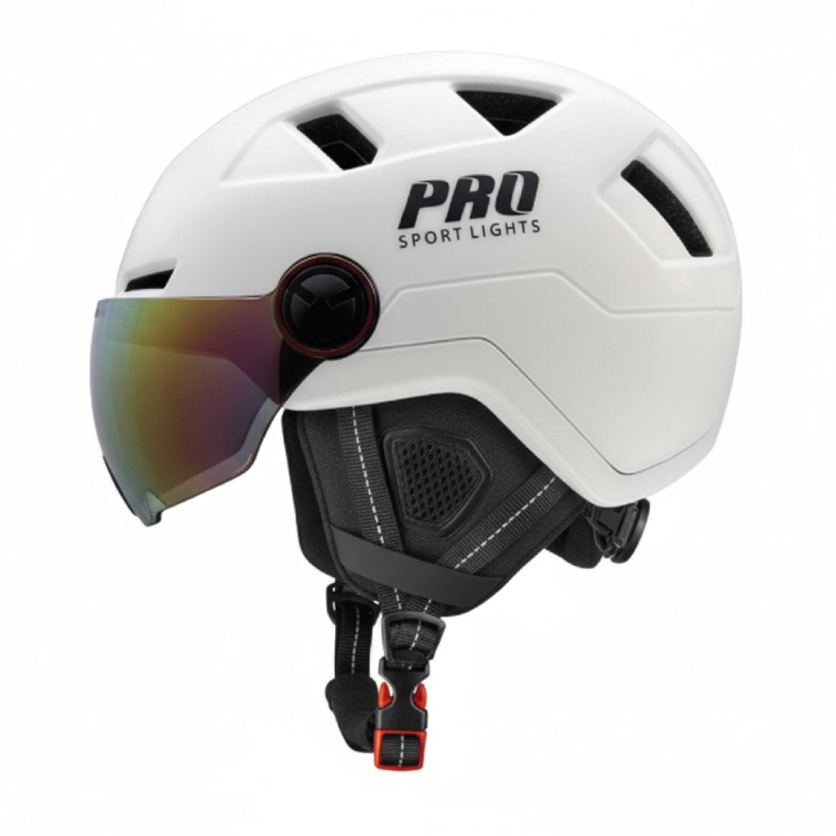 Fietshelm met Visier & Oorwarmers Speed Pedelec Wit Pro Sport Lights - NTA8776 Kopen Online