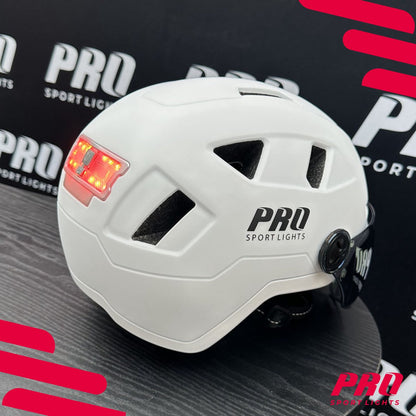 Fietshelm met Visier & Oorwarmers Speed Pedelec Wit Pro Sport Lights - NTA8776 Kopen Online