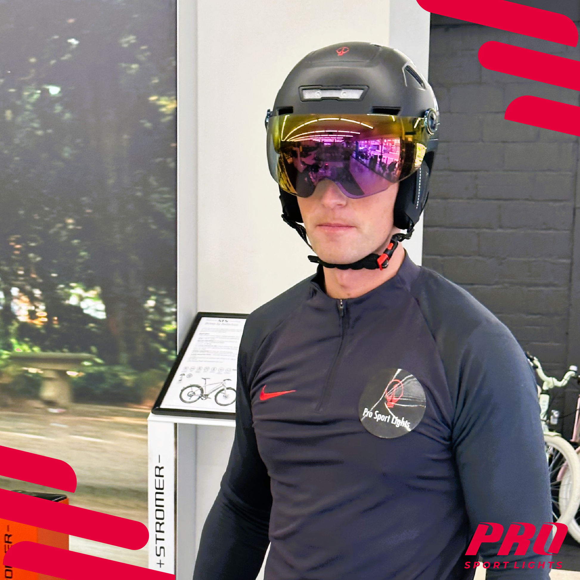 Pro Sport Lights Speedpedelec Cycling Helmet Visor Ear Warmers NTA8776