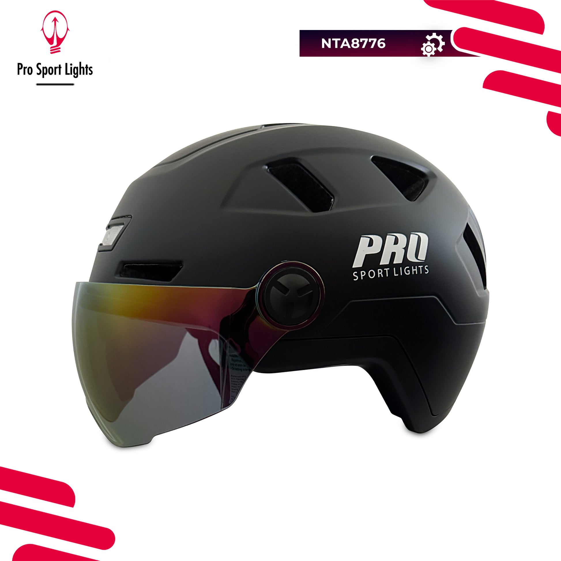 Pro Sport Lights Speedpedelec Fietshelm Visier & Oorwarmers NTA8776 kopen online elektrische fiets ebike speed pedelec